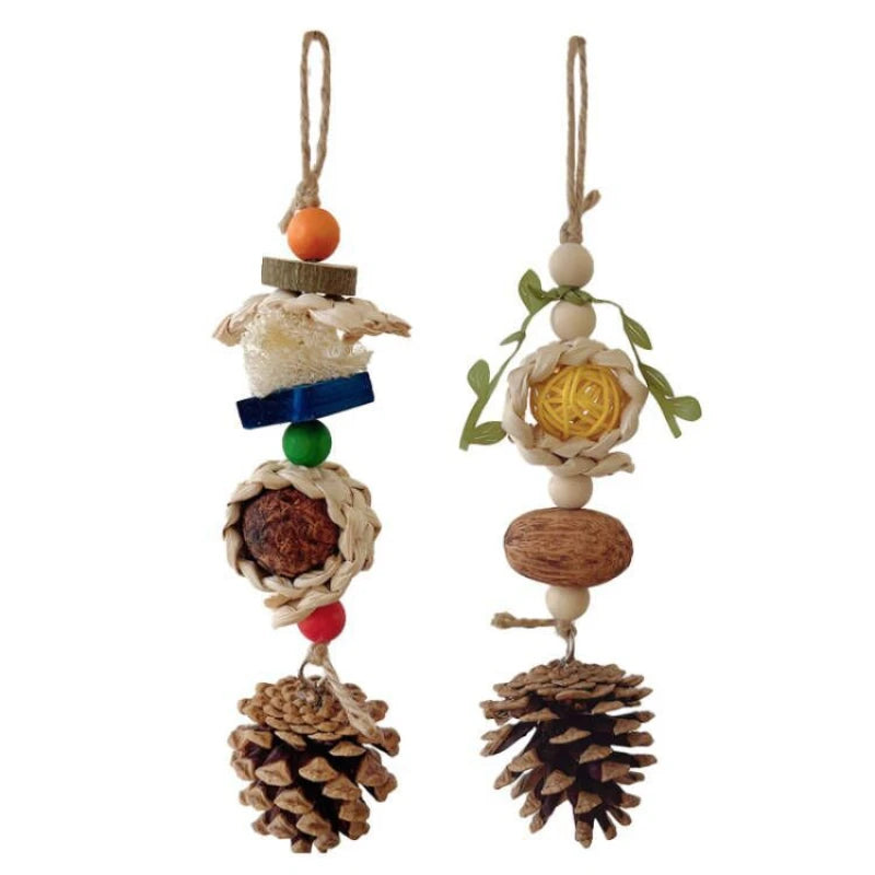 Pinecone Rope Chew Toy