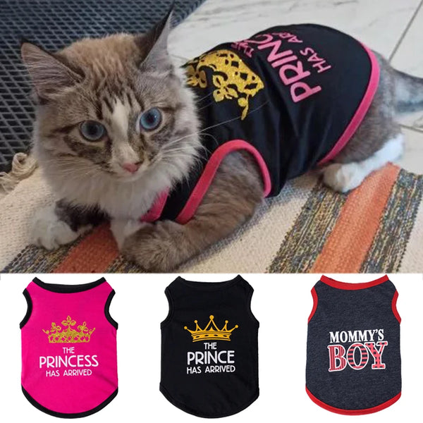 Princess Print Mesh Cat Vest