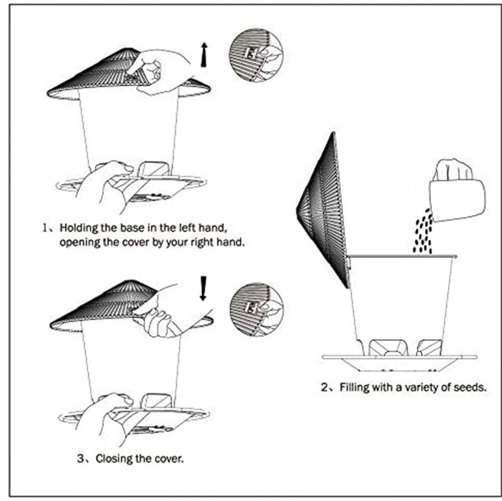 Hanging Outdoor Bird Feeder