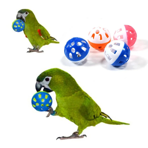 Colorful Parrot Bell Balls
