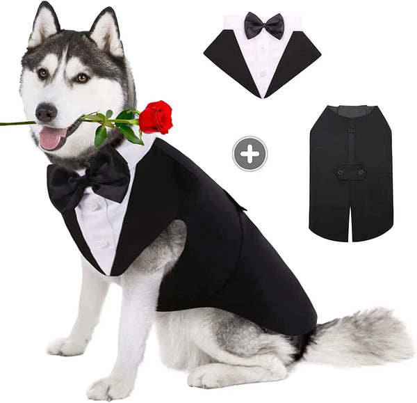 Formal Dog Tuxedo Outfit