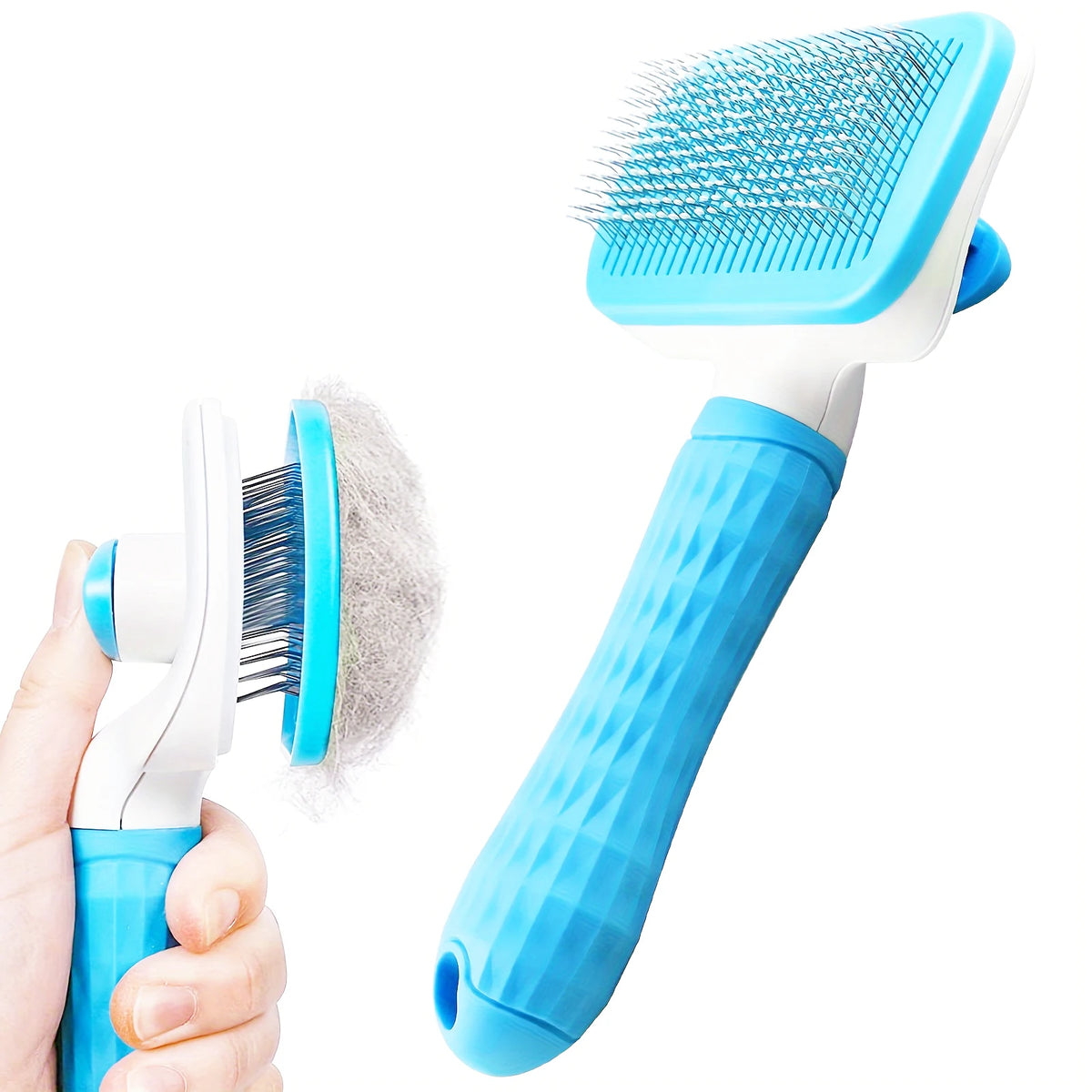 Self-Cleaning Slicker Grooming Brush