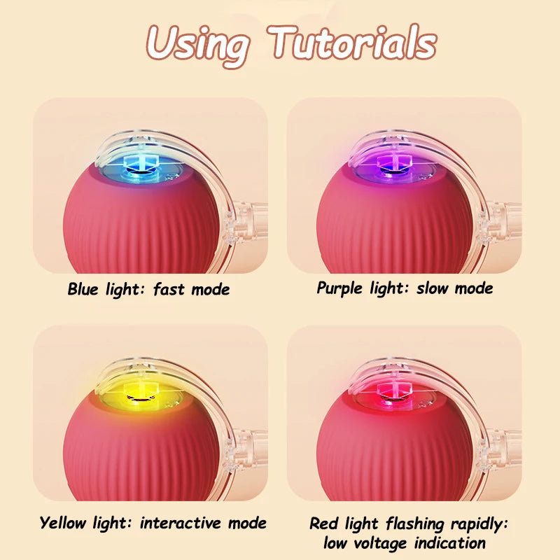 Rechargeable Rolling Tail Ball