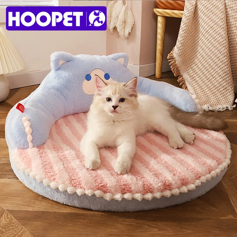 Removable Winter Cat Bed Cushion