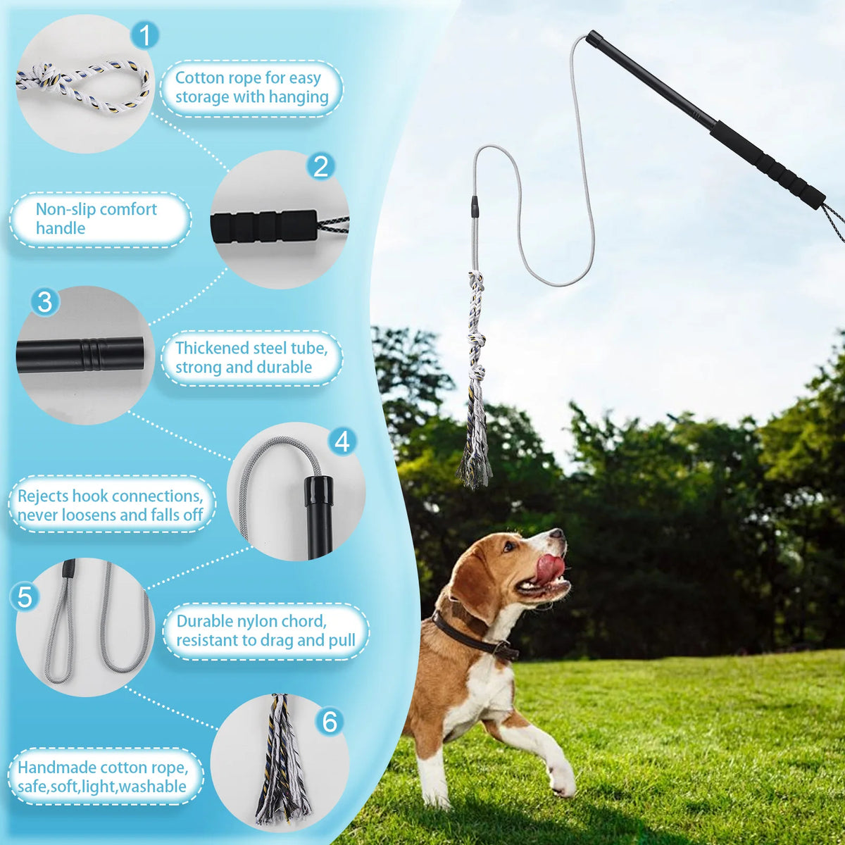 Heavy Duty Dog Flirt Pole