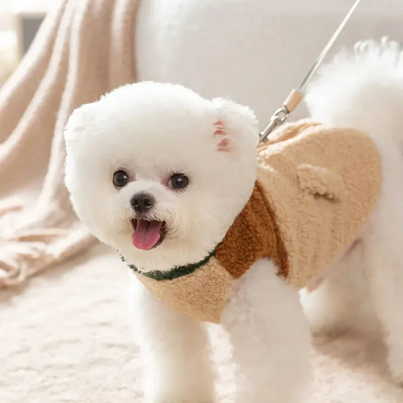 Brown Winter Dog Cardigan