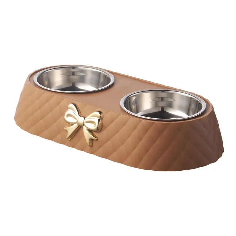 Bowtie Double Pet Bowl