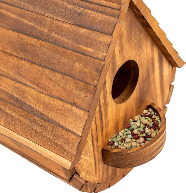 Wooden Outdoor Bird House