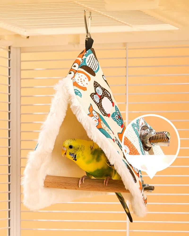 Plush Parrot Hammock Nest