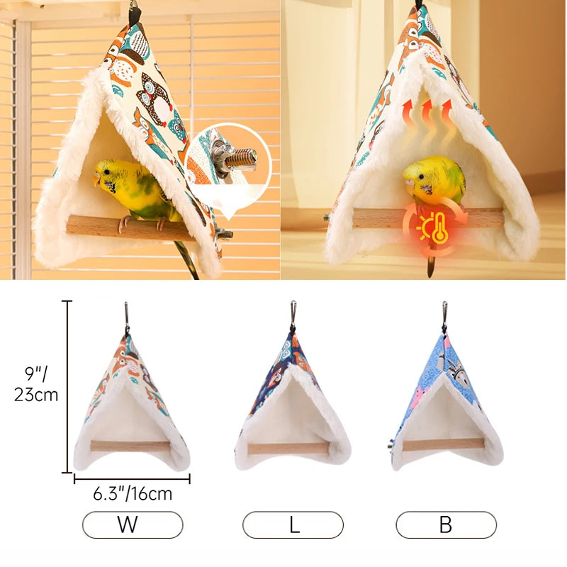 Plush Parrot Hammock Nest
