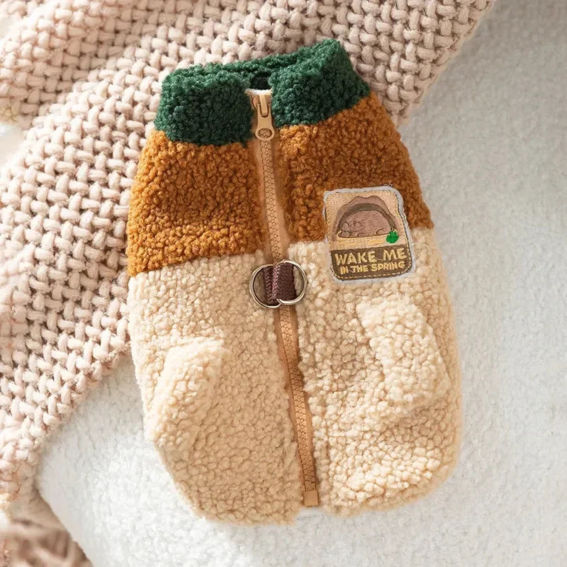 Brown Winter Dog Cardigan