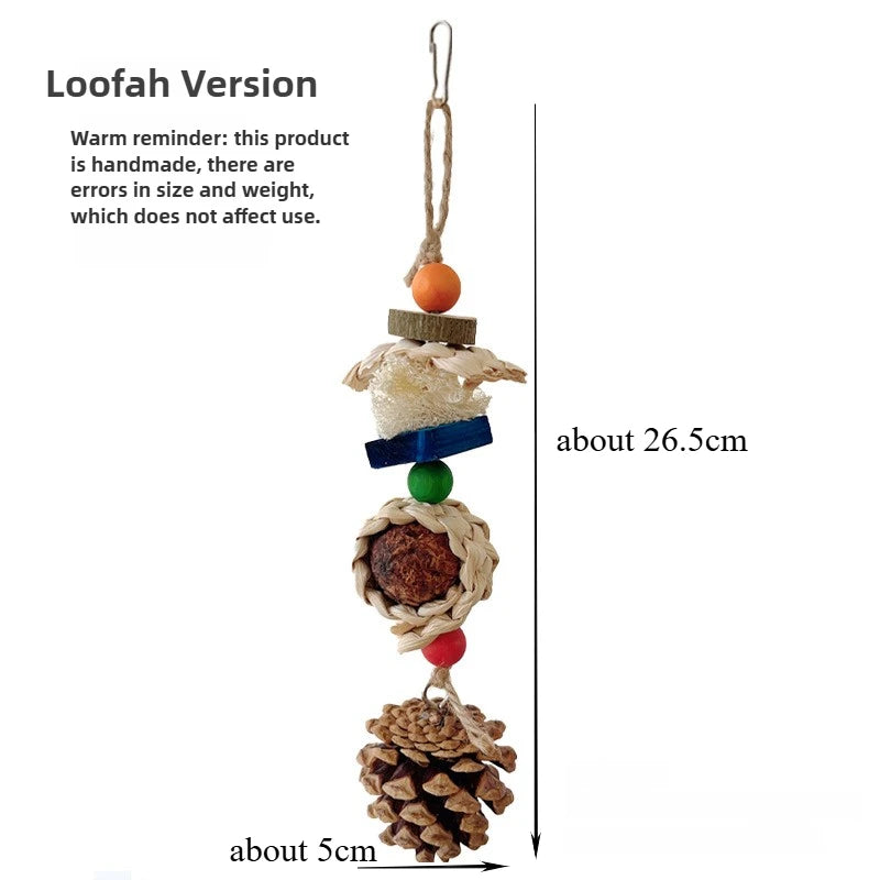 Pinecone Rope Chew Toy