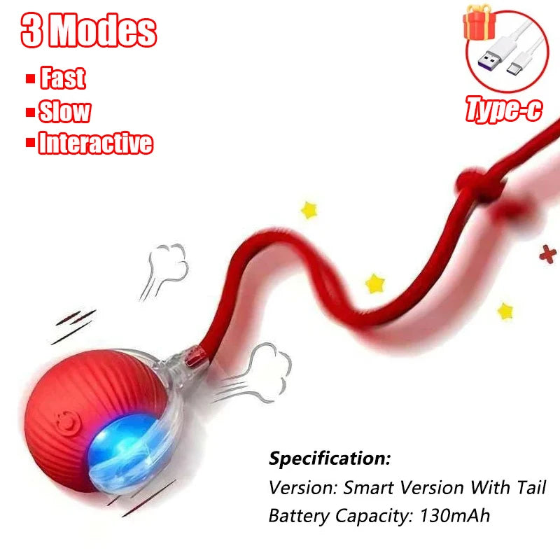 Rechargeable Rolling Tail Ball